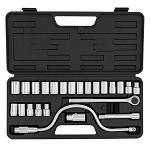 25-pc. 1/2" Drive Socket Tool Ratchet & Speed Handle Set - Metric / SAE
