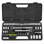 52-pc. 1/4", 3/8", & 1/2" Drive Socket Ratchet Tool Set - Metric / SAE
