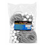 100-pc. 9" White Ball Bungees - Heavy Duty Canopy Tent Tarp Fasteners