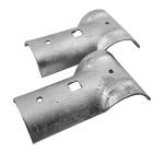 1-3/8" Galvanized Single Boulevard Clamp Set