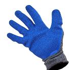 Knit Cloth Heavy-Duty Latex Textured Garden Work Gloves