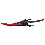 24.75" Solo Leveling Kamish's Wrath Cosplay Foam Dagger - Black