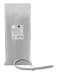 100 pc. 7" White Zip Cable Tie Set - Sun State Tools