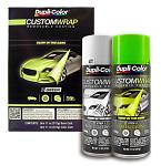 Dupli-Color Custom Wrap Removable Coating Glow-In-The-Dark Spray Paint Kit