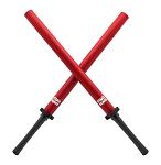 35" Otaku Gears Padded Sparring Bokken Foam Dueling Sword Practice Blade - Red