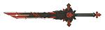 Collector's Edition Genshin Impact Foam Wolf Gravestone Skyward Skull RPG Sword - Black and Red