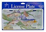 Guy Harvey Art River Bass License Plate - Country Side Products