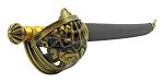 30.75" Pirate Adventurer Cutlass Cosplay Sword - Black and Gold