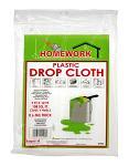 9' x 12' Plastic Drop Cloth - Illinois Industrial Tool