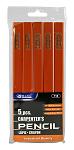 5 pk - Carpenter's Pencils - Bazic