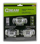 3 - Pack LED Hiking Pinnacle Headlamps - Q Beam
