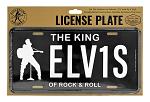 Elvis Presley The King of Rock and Roll Metal License Plate