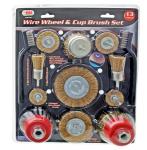 13-pc. Wire Wheel Brush Set