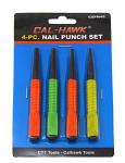 4-pc. Nail Punch Set