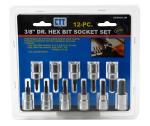 12-pc. 3/8" Drive Metric Hex Bit Socket Set