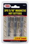 3-pc. 5/16" Magnetic Nut Setters