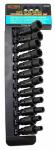 12-pc. 1/4" Drive Universal Swivel Impact Socket Set - Metric