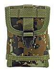 Space Force Tactical MOLLE Cell Phone Tech Pouch Carrier Vest Attachment - Green Digital Camo