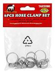 6 - pc. Hose Clamp Set