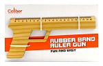 9.5" 3D Wooden Ruler Rubber Band Pistol