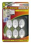6 pc. Self Adhesive Organization Hooks