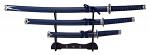 3-pc. Samurai Sword Katana Set - Blue