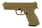 UKArms G39 Full Metal Spring Assisted Airsoft BB Pistol Handgun - Desert Tan