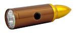 .50 Caliber Bullet Shell Casing LED Flashlight