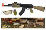 UKARMS AK47 Electric Powered Airsoft Rifle Set