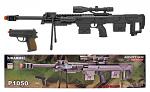 UKArms P1050 Airsoft Sniper Rifle and Handgun Set