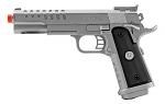 Tactical M.1058 Air Sport Spring Assisted Airsoft Handgun - Silver