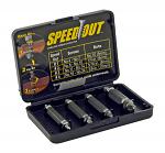 4 Pc. Speed Out Damaged Screw Extractor Titanium Drill Bits