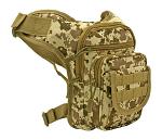 Leg Drop Style Tactical EDC Molle Hip Bag - Tan Digital Camo