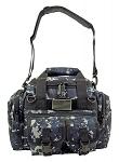 Mini Duffle Carry On Travel Gym Bag - Blue Digital Camo