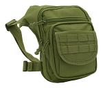 Leg Drop Style Tactical EDC Molle Hip Bag - Olive Green