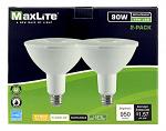 2 pk. PAR38 Flood LED Light Bulbs - 950 Lumens - 27000K