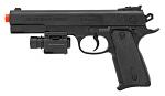 UKArms Spring Powered Airsoft Pistol - Black