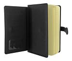 Faux Black Leather Notebook