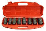 8 - pc. 1/2" DR. Axle Nut Socket Set