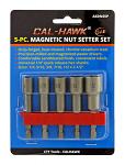 5 pc. Magnetic Nut Setter Set - Cal-Hawk