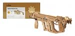 21" 3D Wood Puzzle Replica Machine Rubber Band Gun