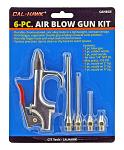 6-pc. Air Blow Gun Kit - Cal-Hawk 