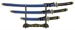 Professional Samurai Sword Set - Blue