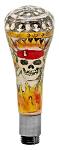 Skull Flame Walking Cane with Blade