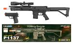 P1137 Spring Powered Rifle and Spring Powered Pistol