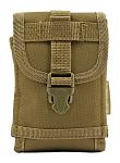 Space Force Tactical MOLLE Cell Phone Tech Pouch Carrier Vest Attachment - Desert Tan