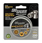 200 - ct. Zero Point Ballistic Alloy .22 Cal. Pellets - SIG SAUER