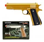 G13G Spring Powered Airsoft Handgun - Golden