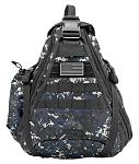Military Sling Backback - Blue Digital Camo