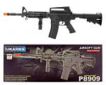 UK Arms P8909 M4 Spring Powered Airsoft Assault Rifle with Flashlight and Laser